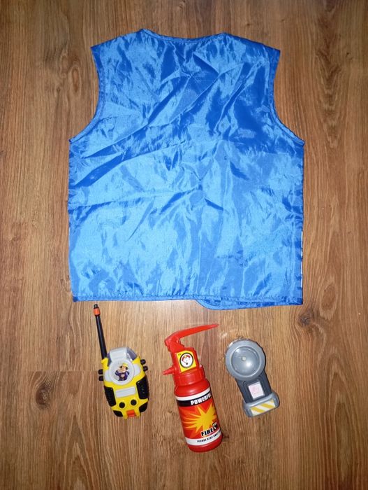 Strój przebranie Strażak Sam roz.4-6 lat