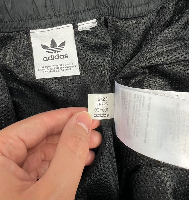 Baggy Spodnie Adidas Black Ortalion New Collection