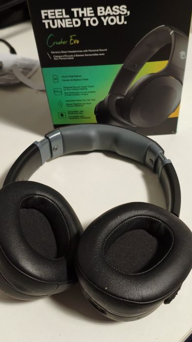 Skullcandy Crusher Evo Wireless czarne słuchawki