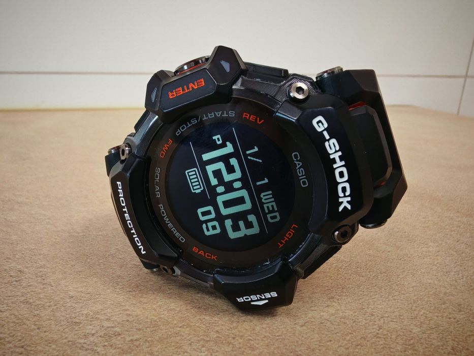 Casio G-SHOCK GBD-H2000 G-SQUAD GPS Pulsometr Solar Stan BDB + Kabel