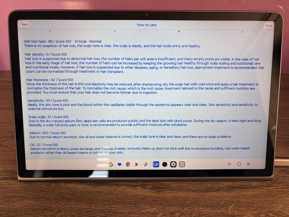 Kamera trychologiaczna z tabletem i oprogramowaniem