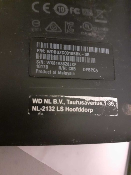 vendo disco externo 3.0 1TB está novo 40 euros negociável urgentemente