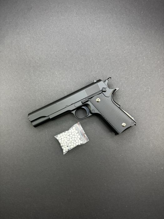 Іграшковий пістолет Colt 1911 PRO Vigor V14, 6 мм, пружинний