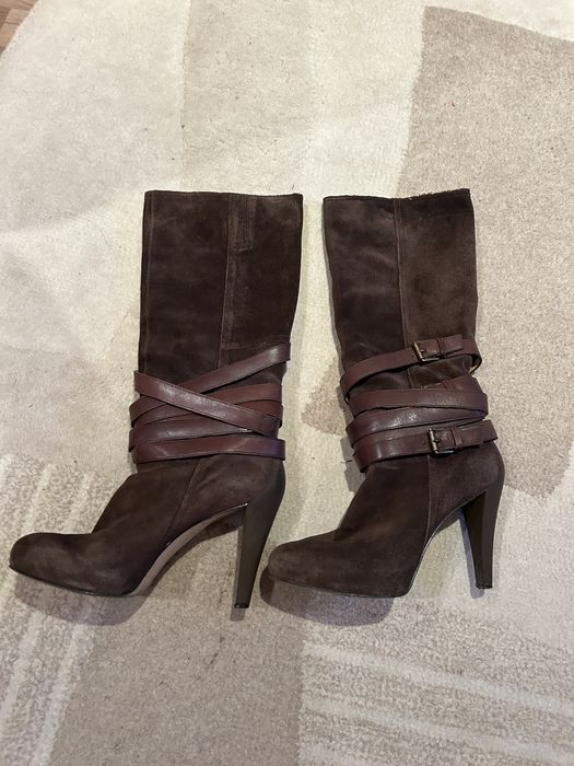 Чоботи жіночі замша 41р