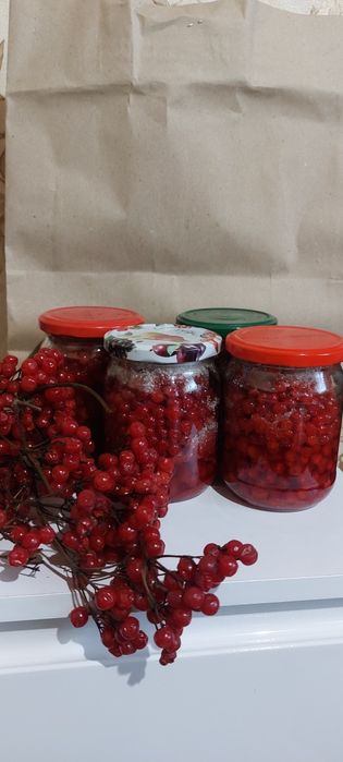 Продаю  ягоди калини з цукром