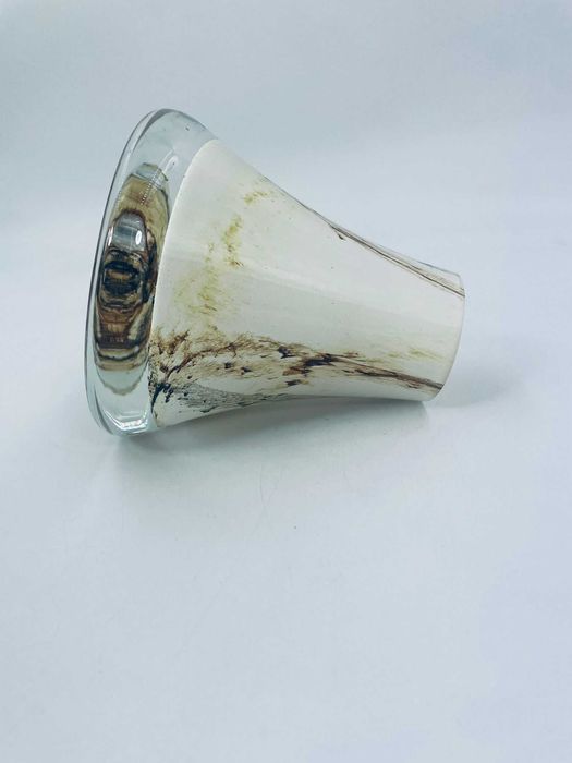 Wazon szklany, dekoracyjny, w stylu Vintage.