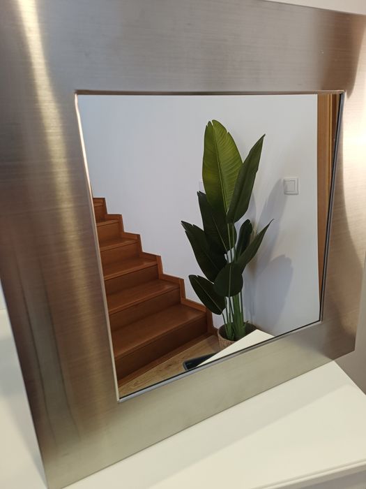 Espelho moldura Inox