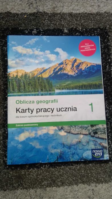 Oblicza geografii 1 Karty pracy ucznia dla liceum i technikum