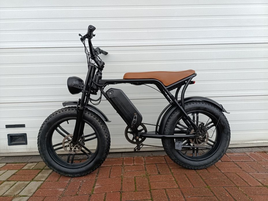 Rower elektryczny Fatbike manetka