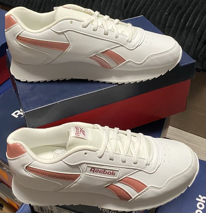 Buty sneakersy damskie Reebok GLIDE RIPPLE DOUBLE WHITE