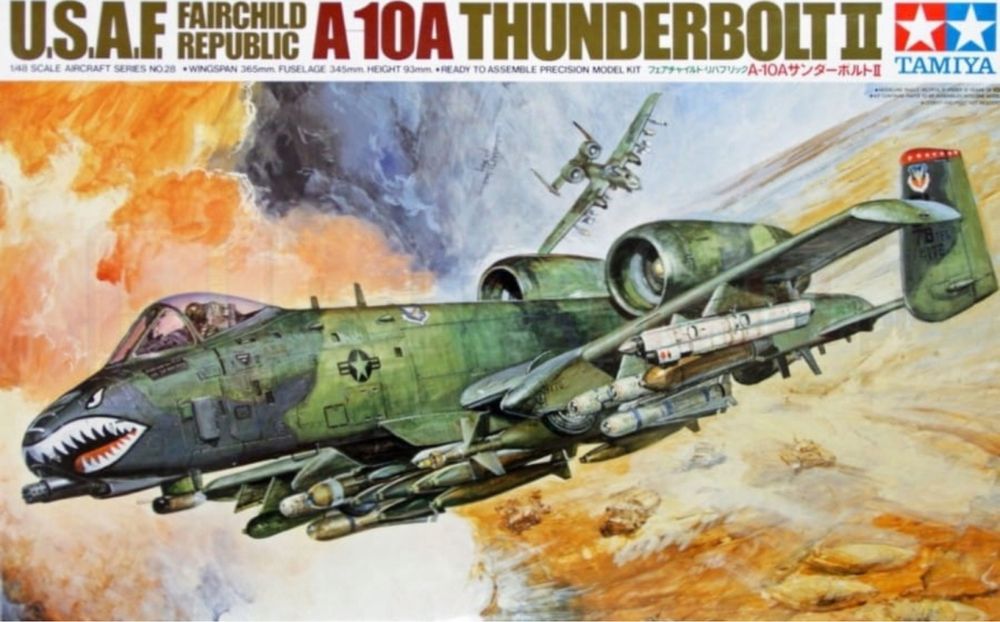 model 1/48 samolot A-10A Thunderbolt II Tamiya 61028