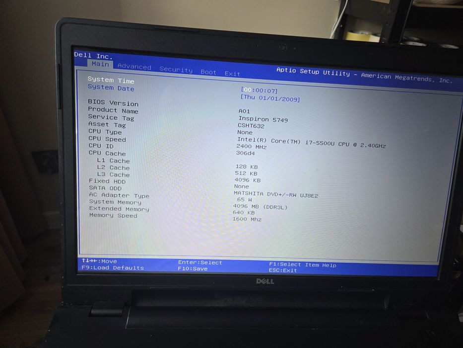 Dell 5749. 17.3 cala .Intel i7 5gen. NVIDIA 840m