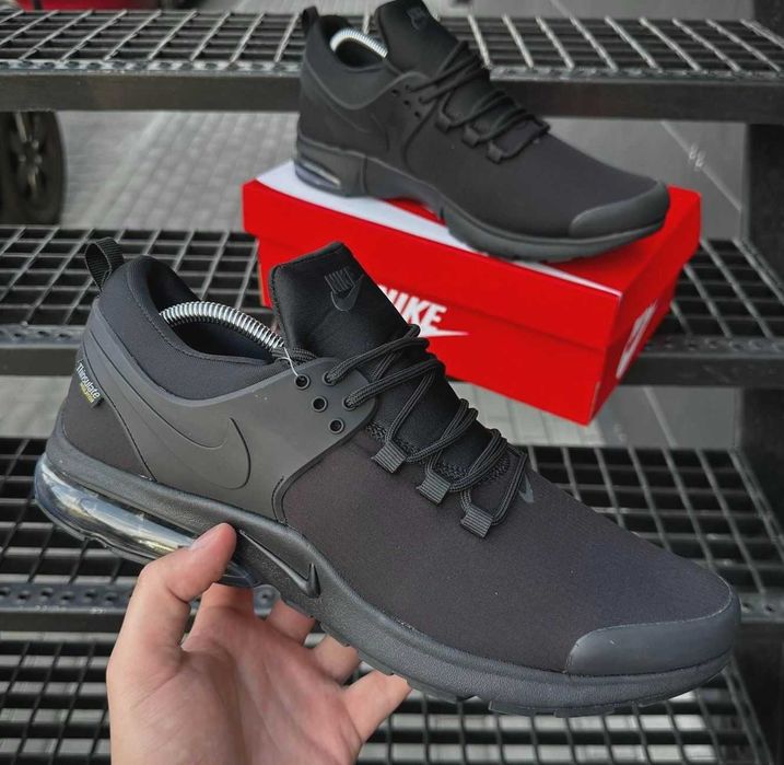 Зимине термо кроссовки Nike черные мужские Найк гортекс