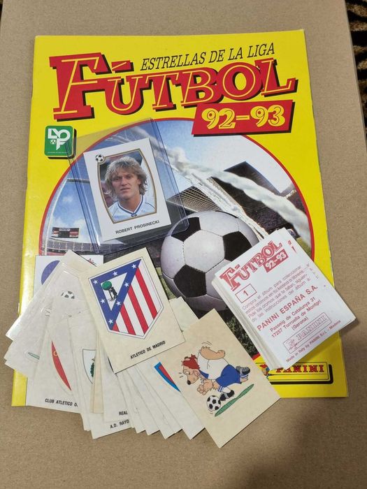 Coleção completa La Liga 92 93 e álbum vazio Panini