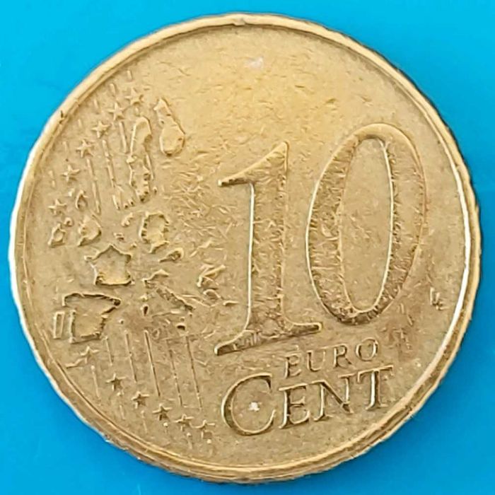 10 Cêntimos de 1999 dos Países Baixos