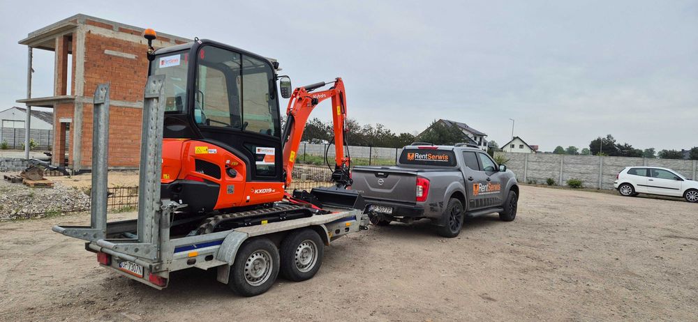 minikoparka Opole RentSerwis minikoparka, ładowarka, koparka wynajem