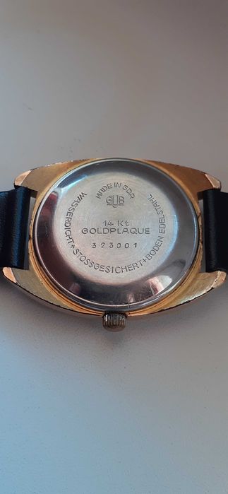 Zegarek GLASHUTTE BIZON SPIZMATIC 26 RUBIS złoty Automatic.