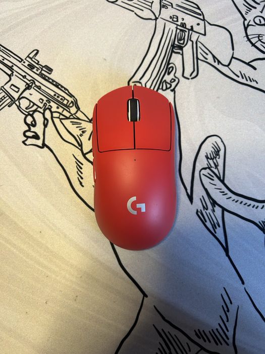 Миша Logitech G PRO X Superlight Wireless Red