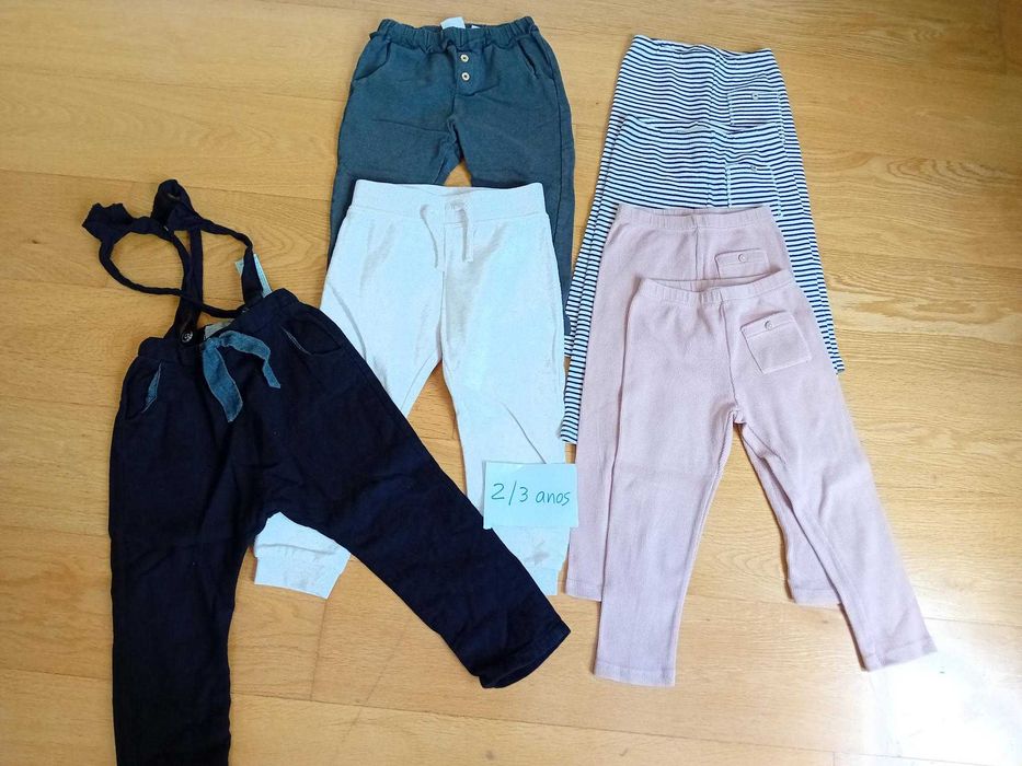 Lotes de roupa de gémeas - 3/4 anos e 5/6 anos