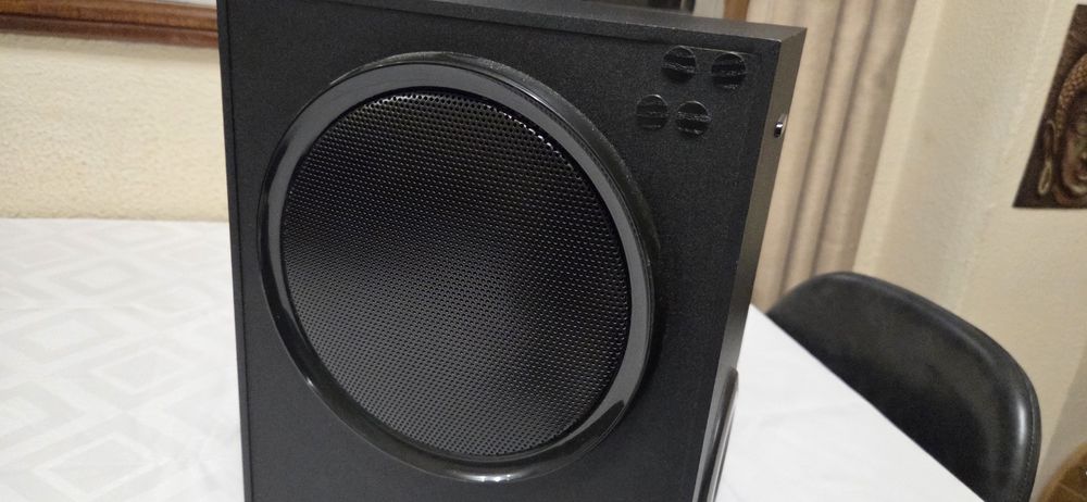 Colunas Pc Crestive + Placa de som 5.1