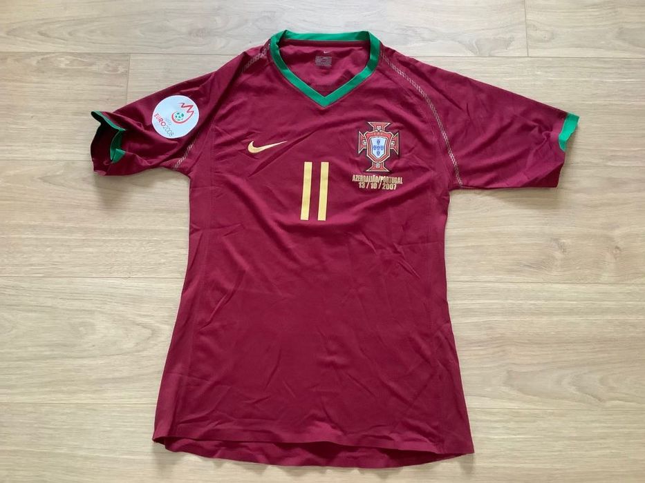 Camisola de Futebol antiga Portugal Simão Sabrosa 2007