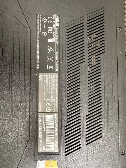 Ігровий Asus Rog Strix 15.6 FHD/i7-7700HQ/16Gb/1Tb+256 SSD/GTX 1060 6Гб GDDR5/GL502VMK/Ноутбук/Нова АКБ/Intel Core/Металевий/Гарантія 3Міс/8 Потоків