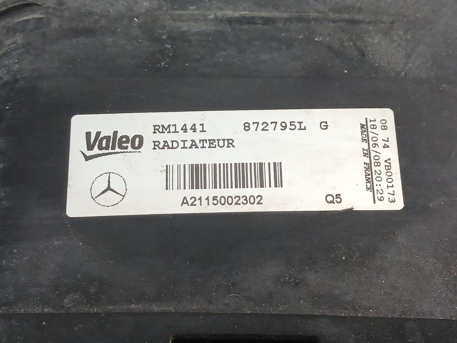 Radiador de água MERCEDES-BENZ Classe E (W211)
