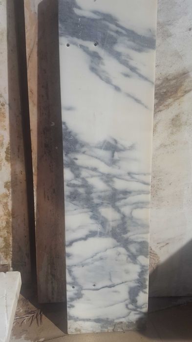 Pedras mármore branca cinza rosa