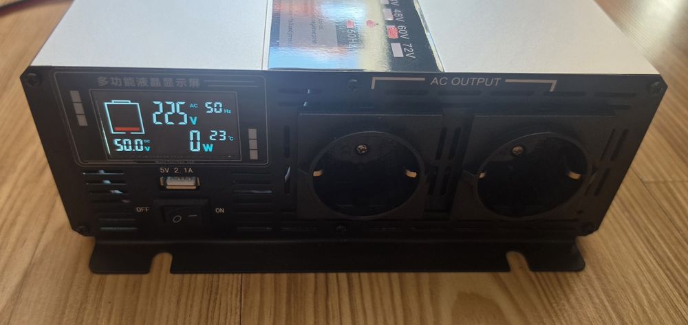 Przetwornica 60v 230v sinus
