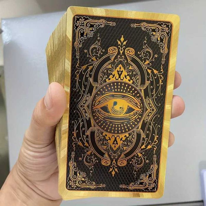 Карти золоте таро райдера уейта gold tarot фольговані
