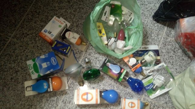 Lote lâmpadas variadas