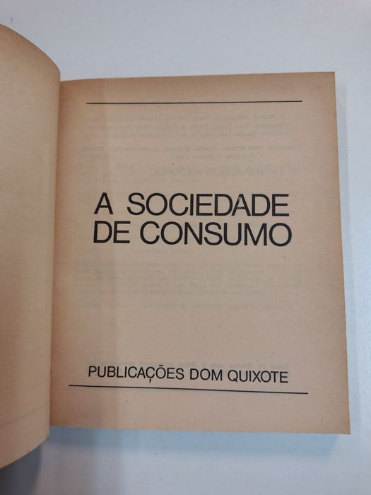 A sociedade de consumo