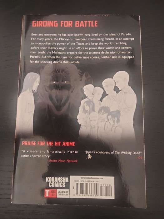 Mangá 'Attack on Titan' Vols. 24, 25 e 27