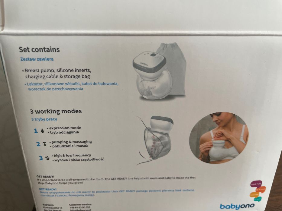 Продам молоковідсмоктувач BabyOno вільні руки + 1 в подарунок