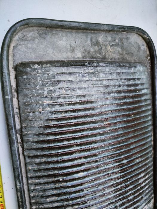 Stara metalowa tara do prania PRL – Loft / Retro / Dekoracja