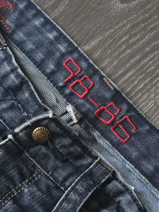 прямі джинси з гарними фейдами straight faded jeans sk8 y2k dc ск8 у2к дс