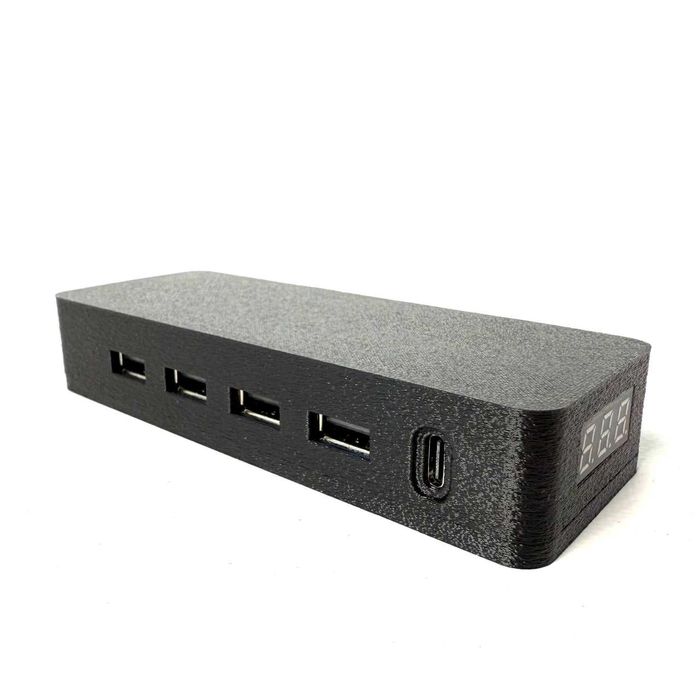 Перехідник від батареї fpv 4-USB+type c блок живлення