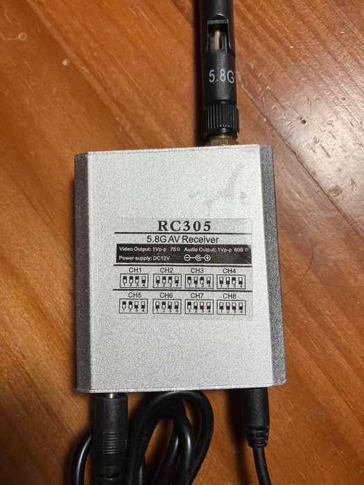receptor imagem RC 5.8Ghz Av