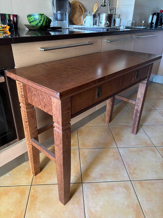 Toaletka z litego drewna 170x40cm.