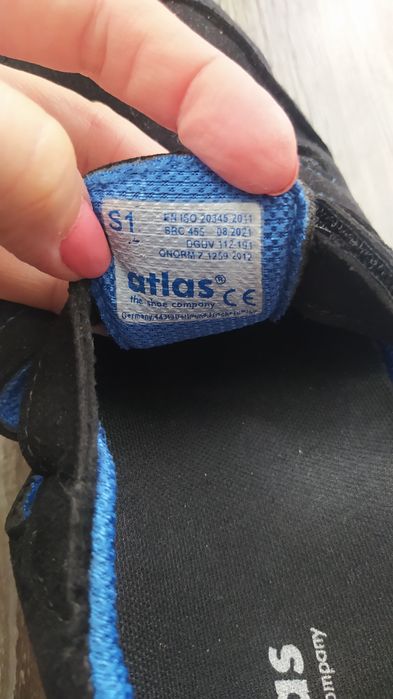 Obuwie robocze sandały Atlas r. 40, metalowy podnosek