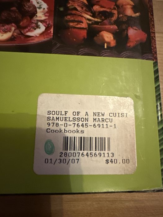 Livro de Culinária “The soul of a new cuisine”