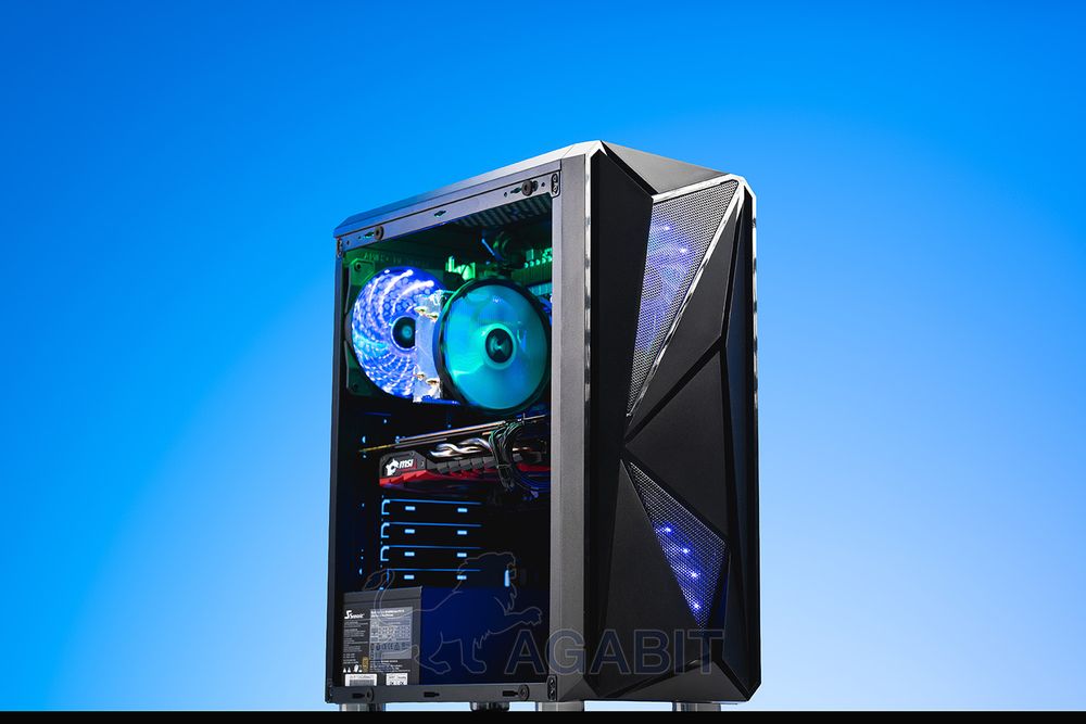 Обсидіан! GTX 1070+16 ядер+DDR4 16GB+SSD 120GB –  Ігровий комп'ютер ПК для ігор геймерський игровой компьютер