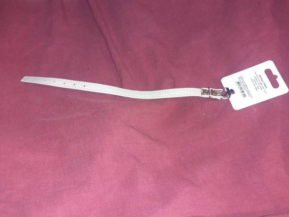 Ошейник для кота кошки кошачий собачки коричневый тканевый