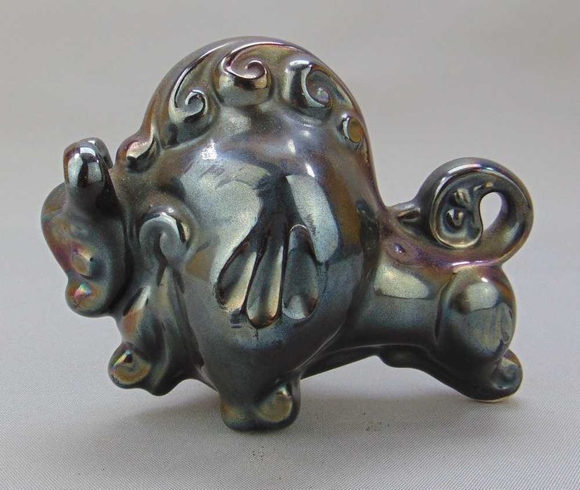 Figurka Żubra, Bizona - Porcelana Mińsk