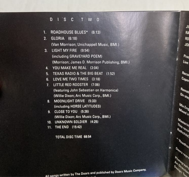 The Doors In Concert CD Duplo