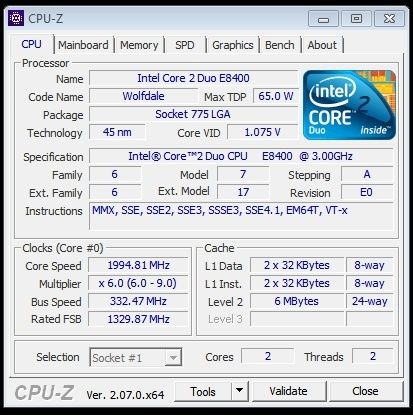 Computador HP Compaq 8000 SFF