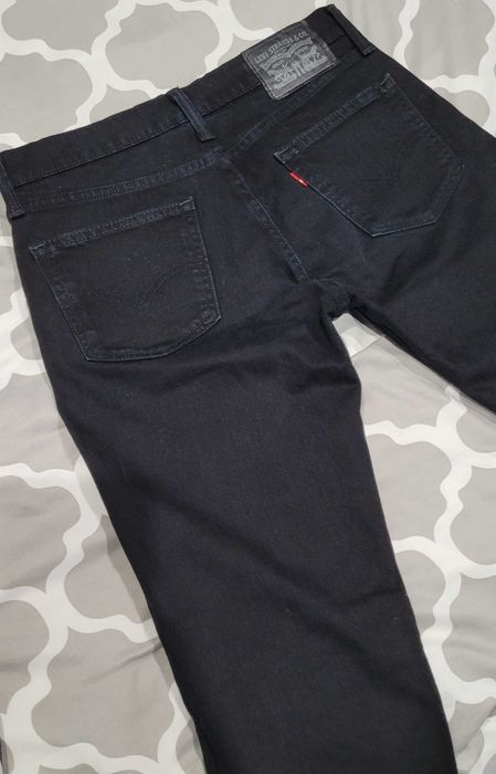Męskie Czarne Spodnie LEVI'S 32/34 - ORYGINALNE, JAK NOWE !!!