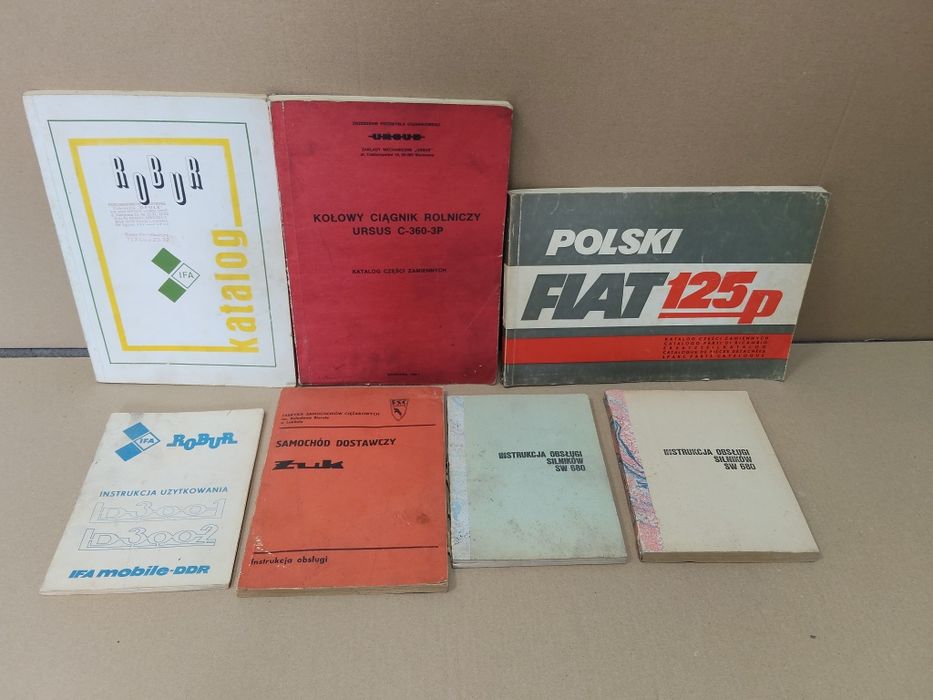 Książka katalog Ursus Robur 125p Żuk SW680 PRL