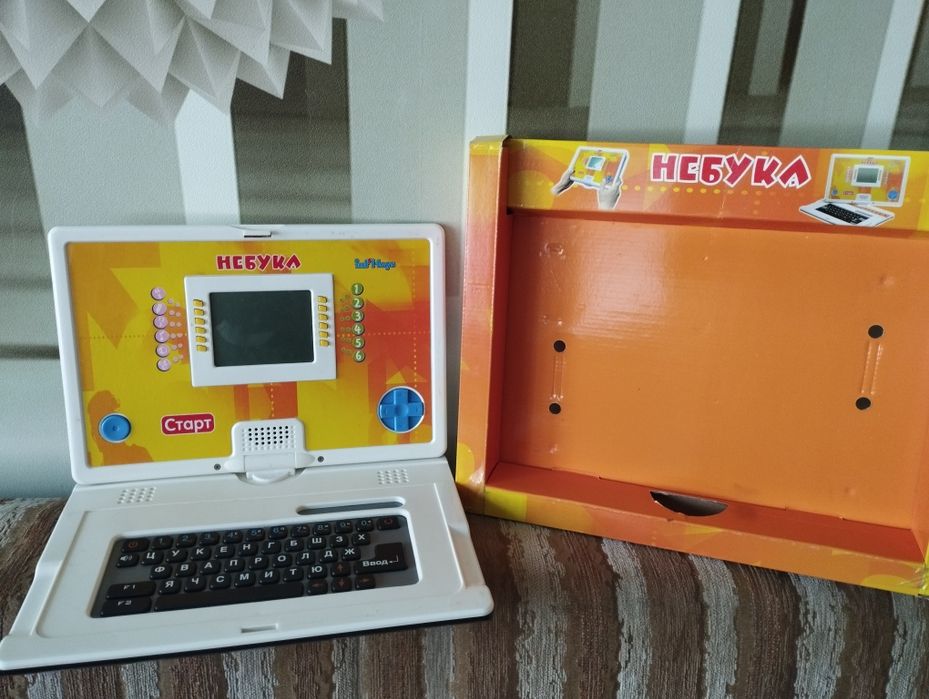 Детский ноутбук обучающий и игровой