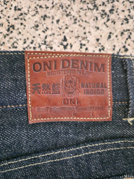 Calças de ganga ONI 107ZR 20oz 'Secret Denim' Regular Tapered